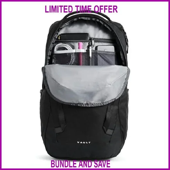 Water-Repellent Laptop Backpack with 15 Sleeve, 27L Capacity, Ergonomic Design